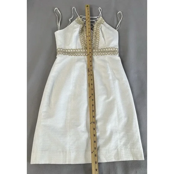 Lilly Pulitzer‎ Women's Trista Halter Sheath Dress US Size 00 - Picture 8 of 16